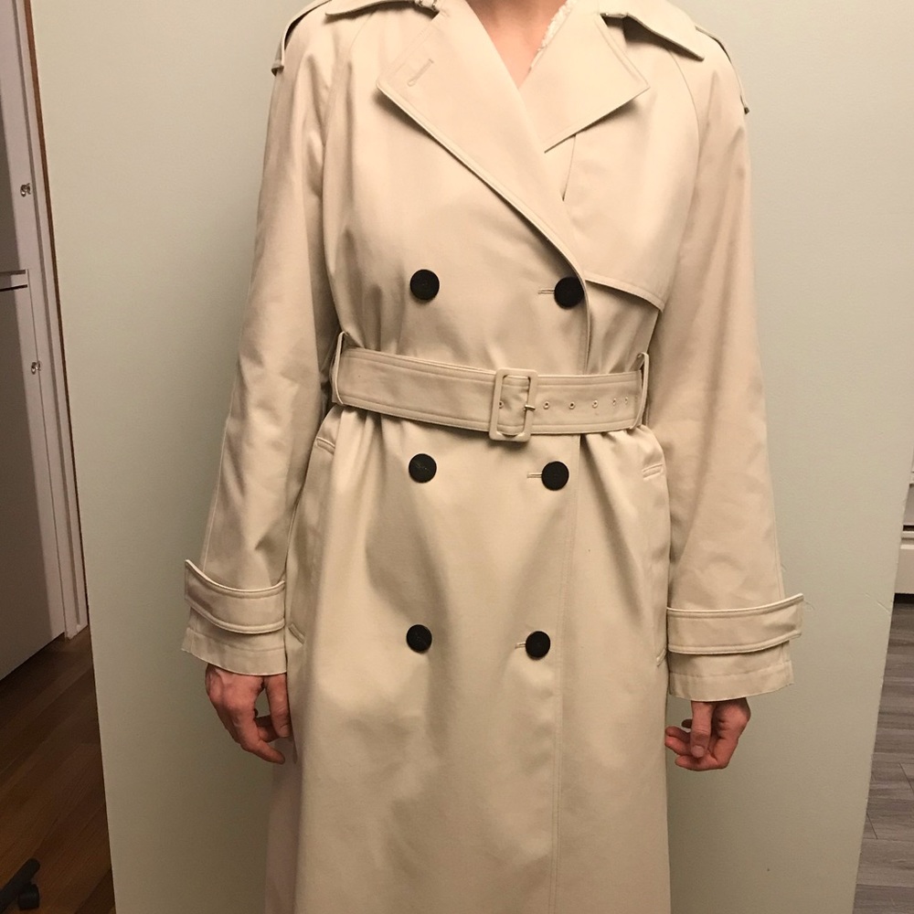 Theory Trench Coat - off white
